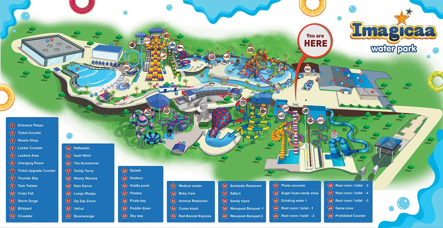 Imagica Water Park Map